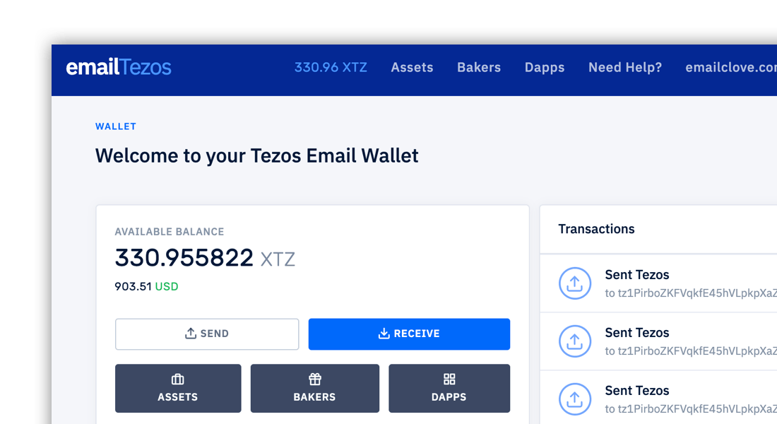 Email Tezos