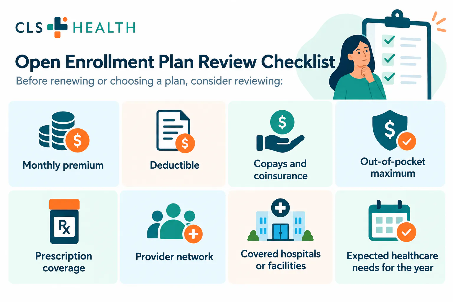 Open Enrollment Plan Review Checklist | CLS Health