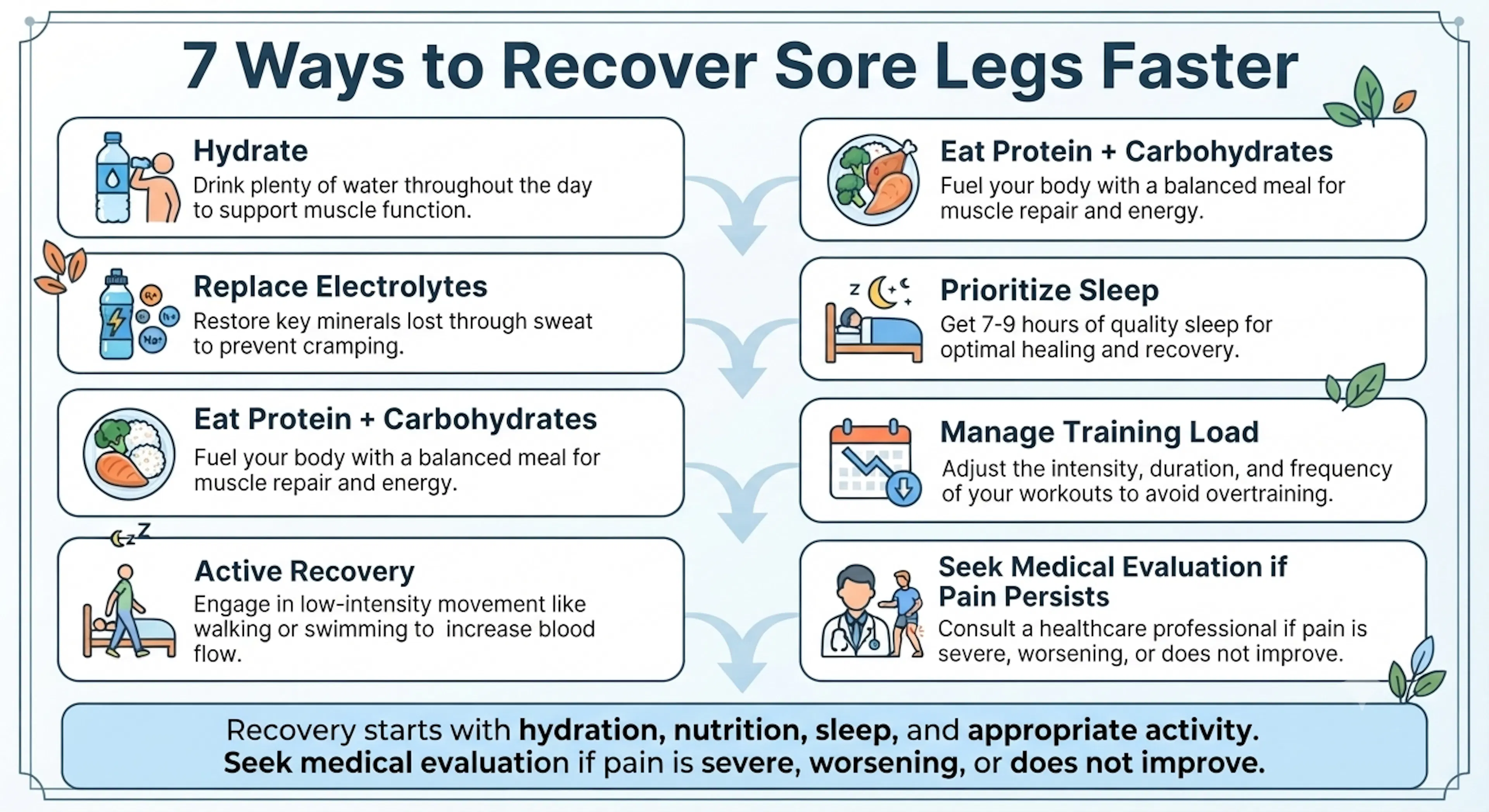 7 Ways to Recover Sore Legs Faster | Shockwave Therapy | CLS Health