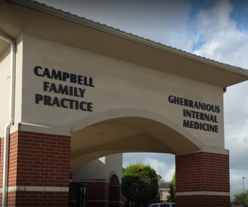 Exterior view of CLS Health Campbell Family Practice and Ghebranious Internal Medicine Associates, offering comprehensive primary care and internal medicine services in a welcoming facility.