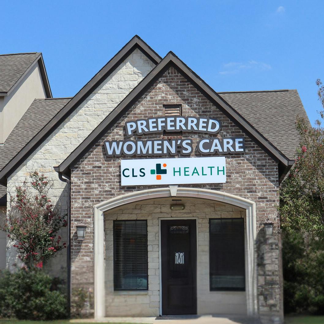 Exterior view of CLS Health's clinic in Katy, TX, offering primary care and pain management services.