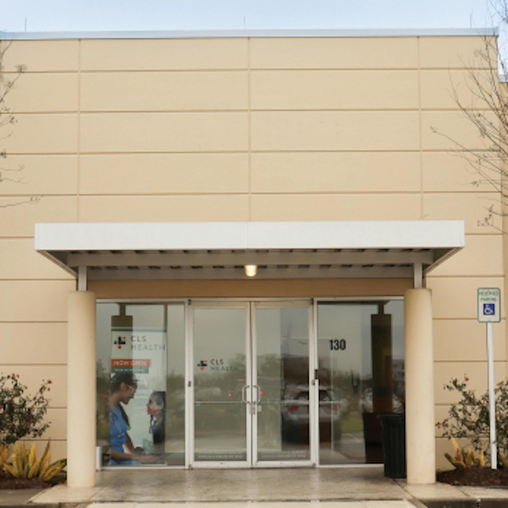 Exterior view of CLS Health's Pearland Shadow Creek clinic, providing primary and specialty care services.
