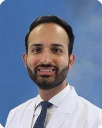 Headshot of Dr. Khurrum Khan, an interventional cardiologist.