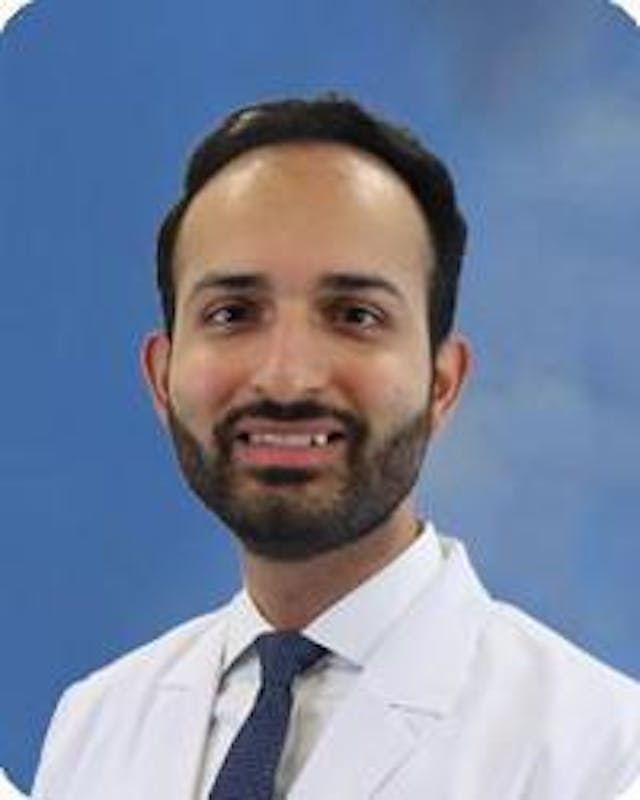 Headshot of Dr. Khurrum Khan, an interventional cardiologist. 