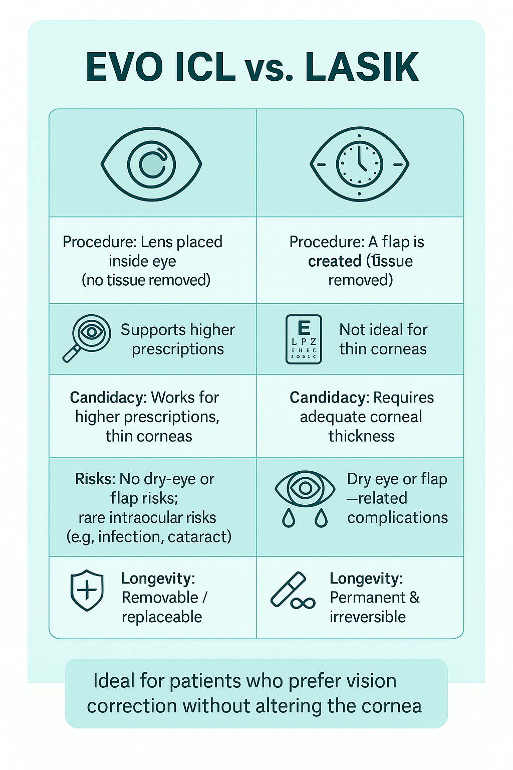 EVO ICL - Houston | EVO ICL vs LASIK Eye Surgery | CLS Health