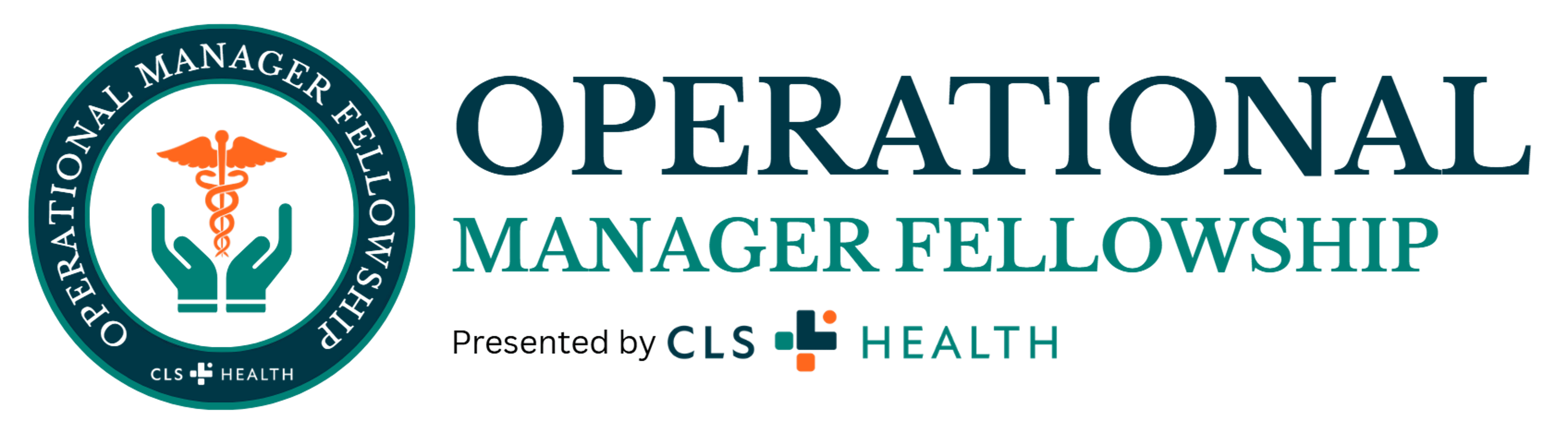 The CLS Health Operational Manager Fellowship logo on a white background.