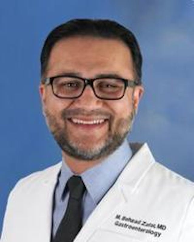 Headshot of Houston Gastroenterologist M. Behzad Zafar, MD.