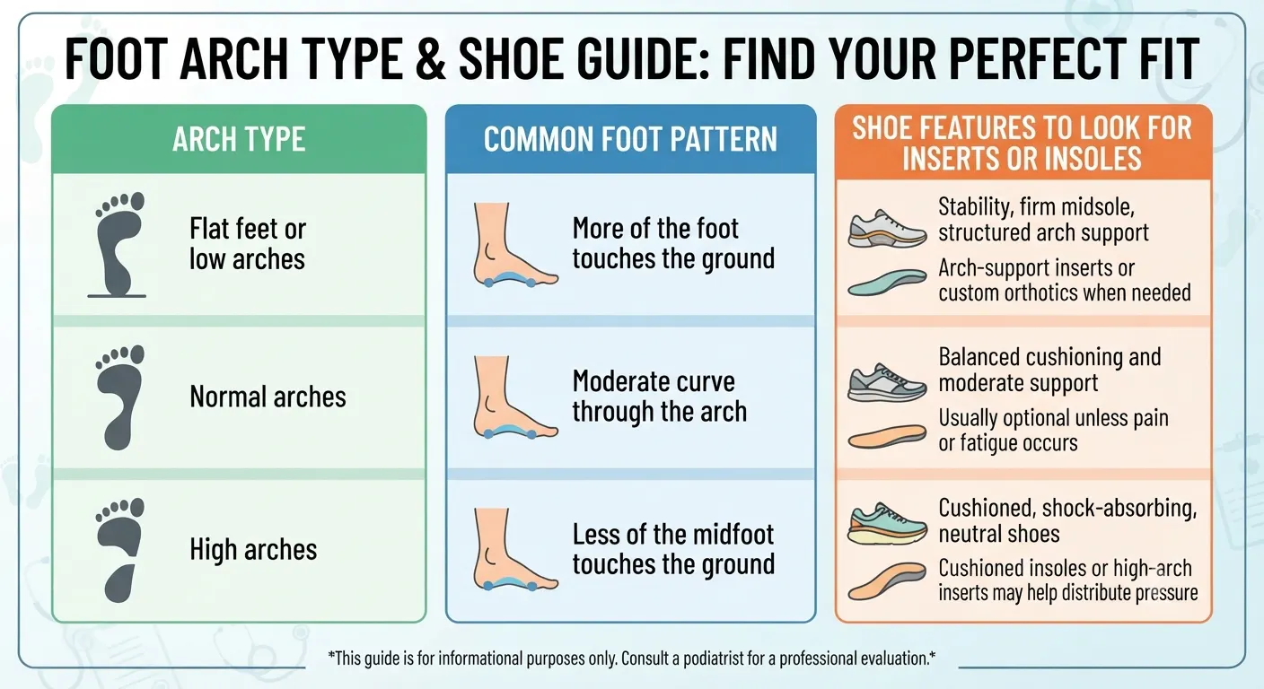 Foot Arch Types Explained: Best Shoes for Each Foot Arch Type | CLS Health