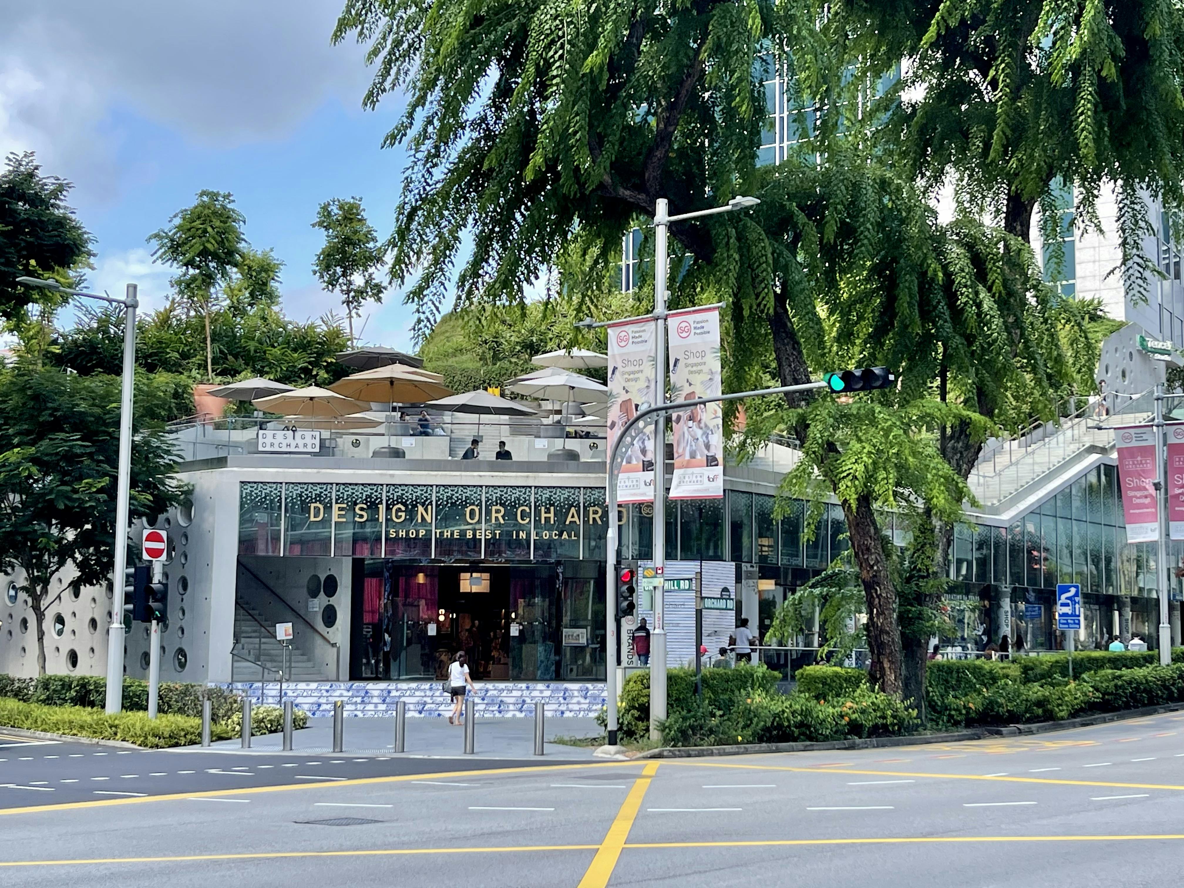 Orchard road in Singapore