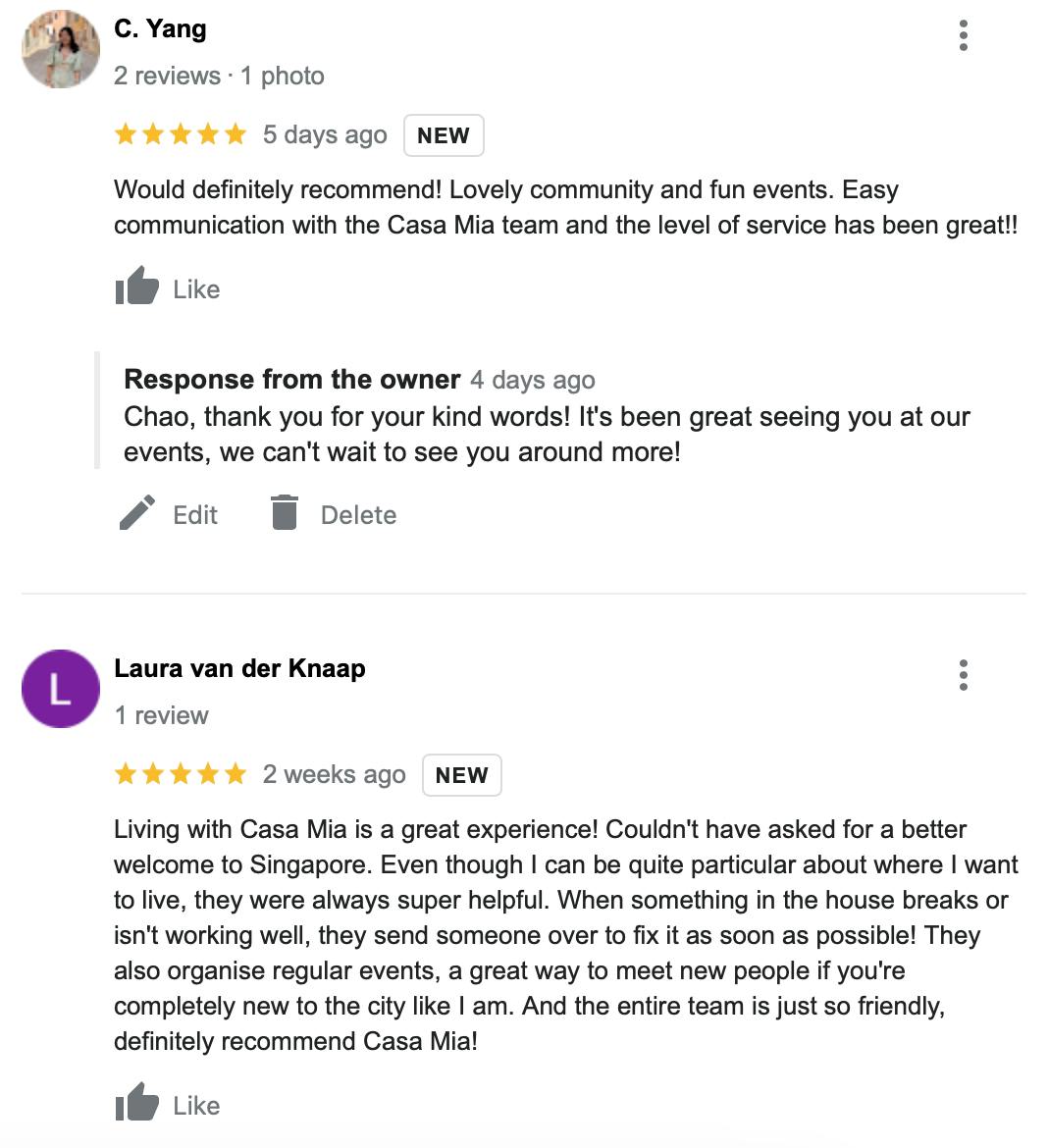 casa mia reviews