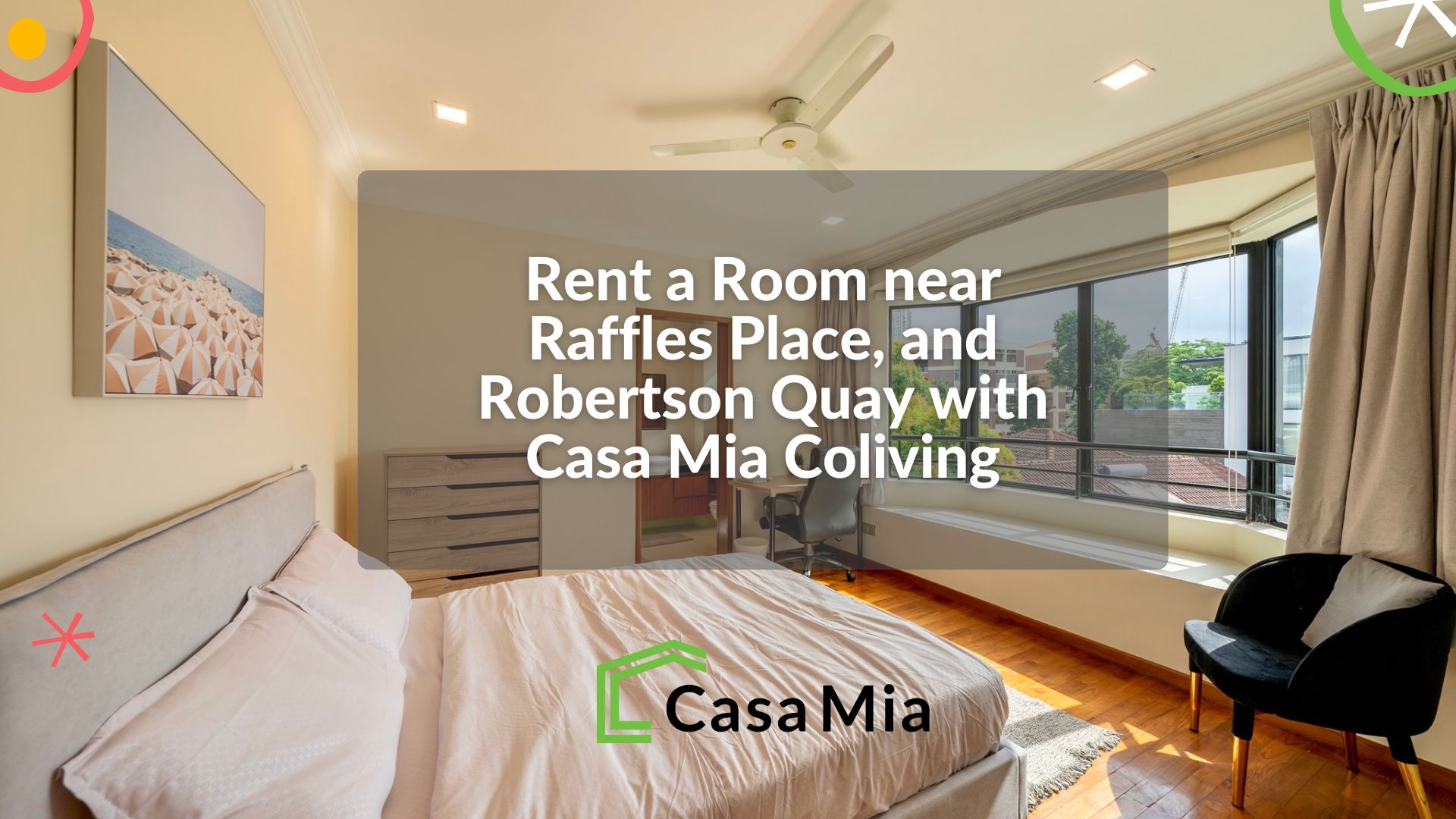 Rent a Room near Raffles Place, CBD, with Casa Mia Coliving