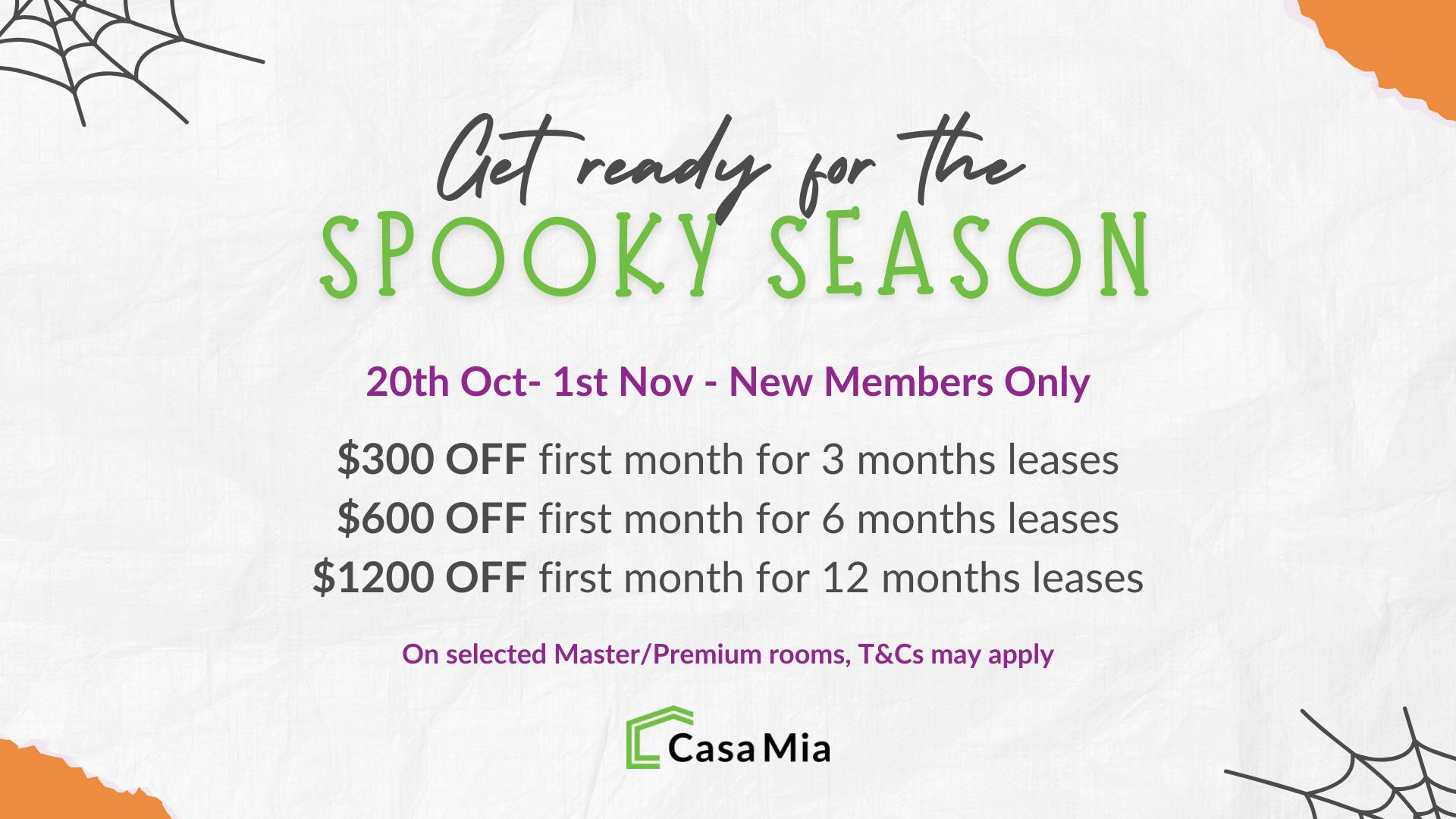 promotions at casamia coliving