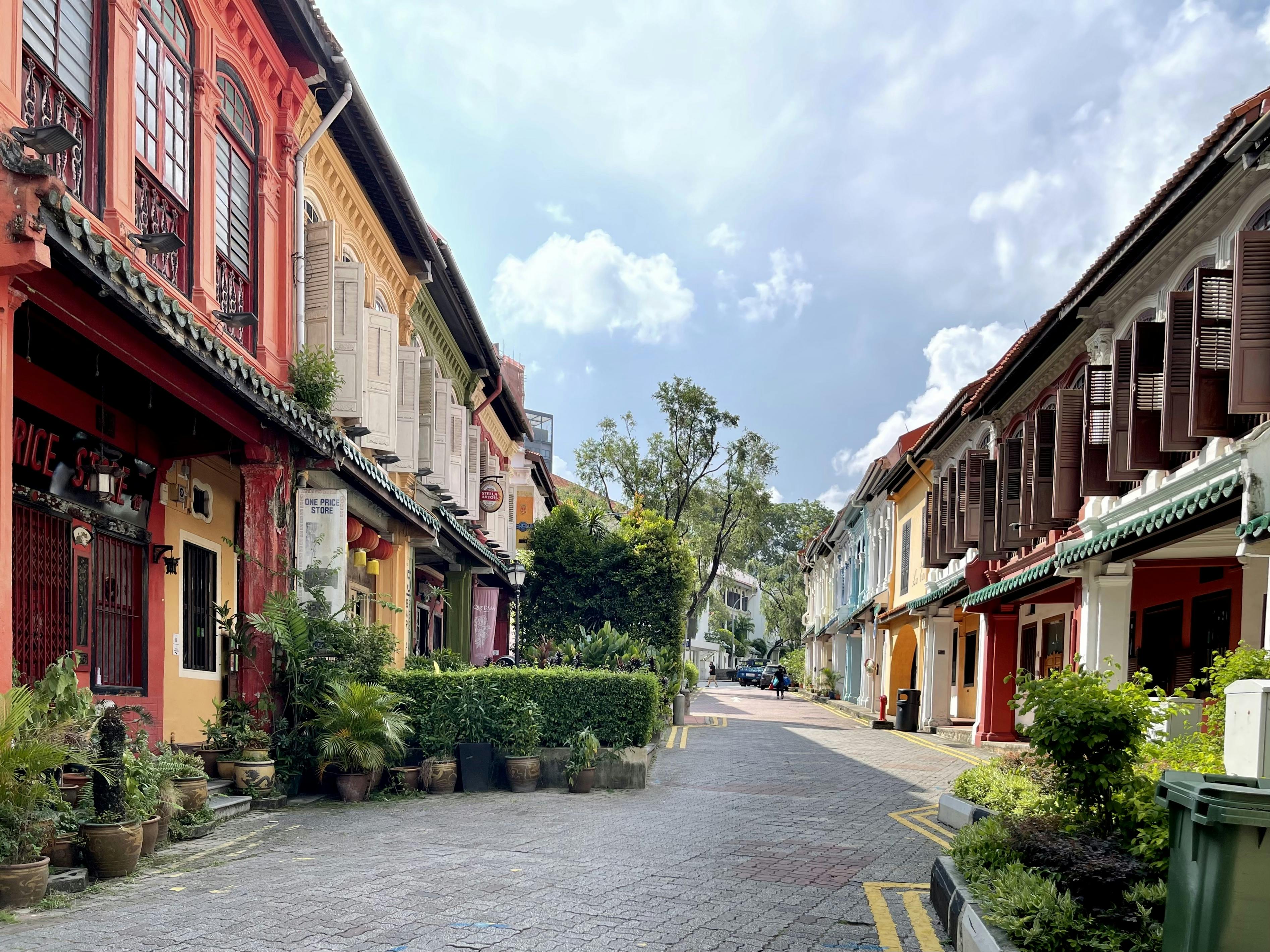 Shophouses on Emerald Hill, just off of Singapore's Orchard