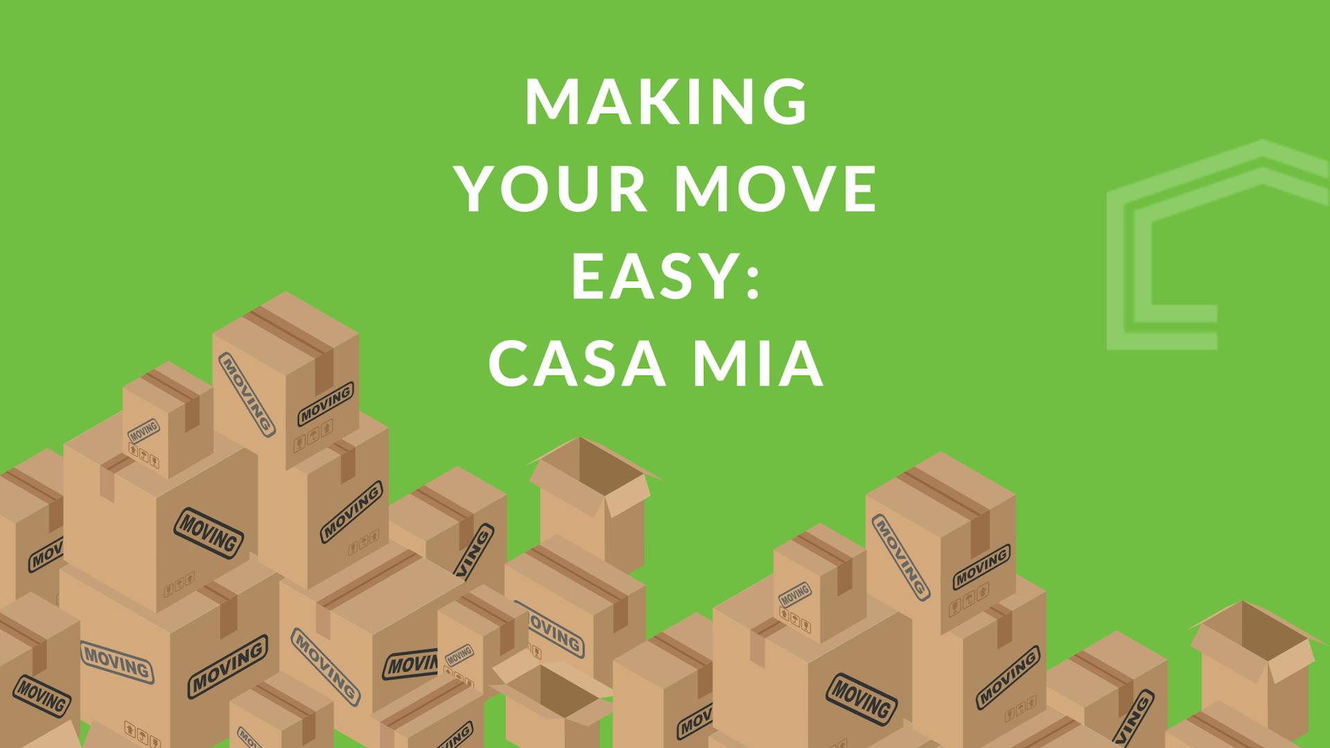 Banner: Making your move easy, by Casa Mia Colivingxq