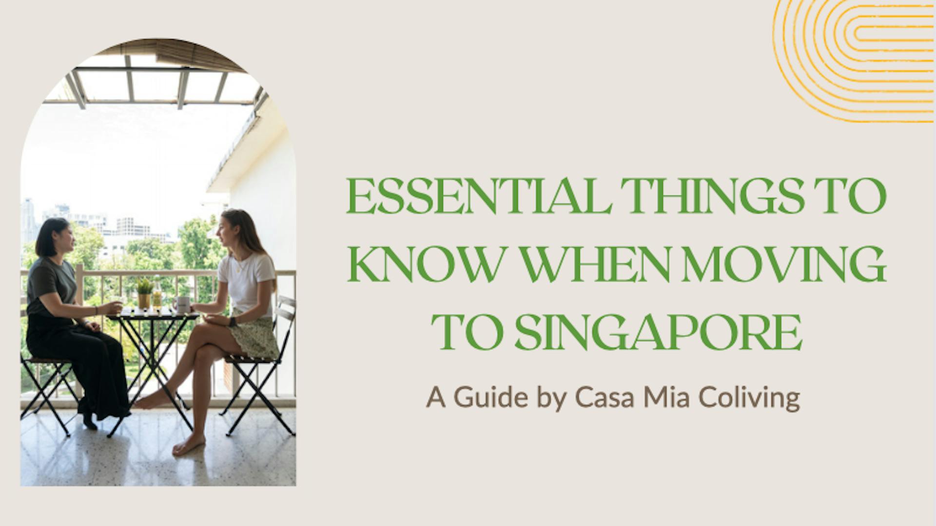essential things to know when moving to Singapore cover picture 