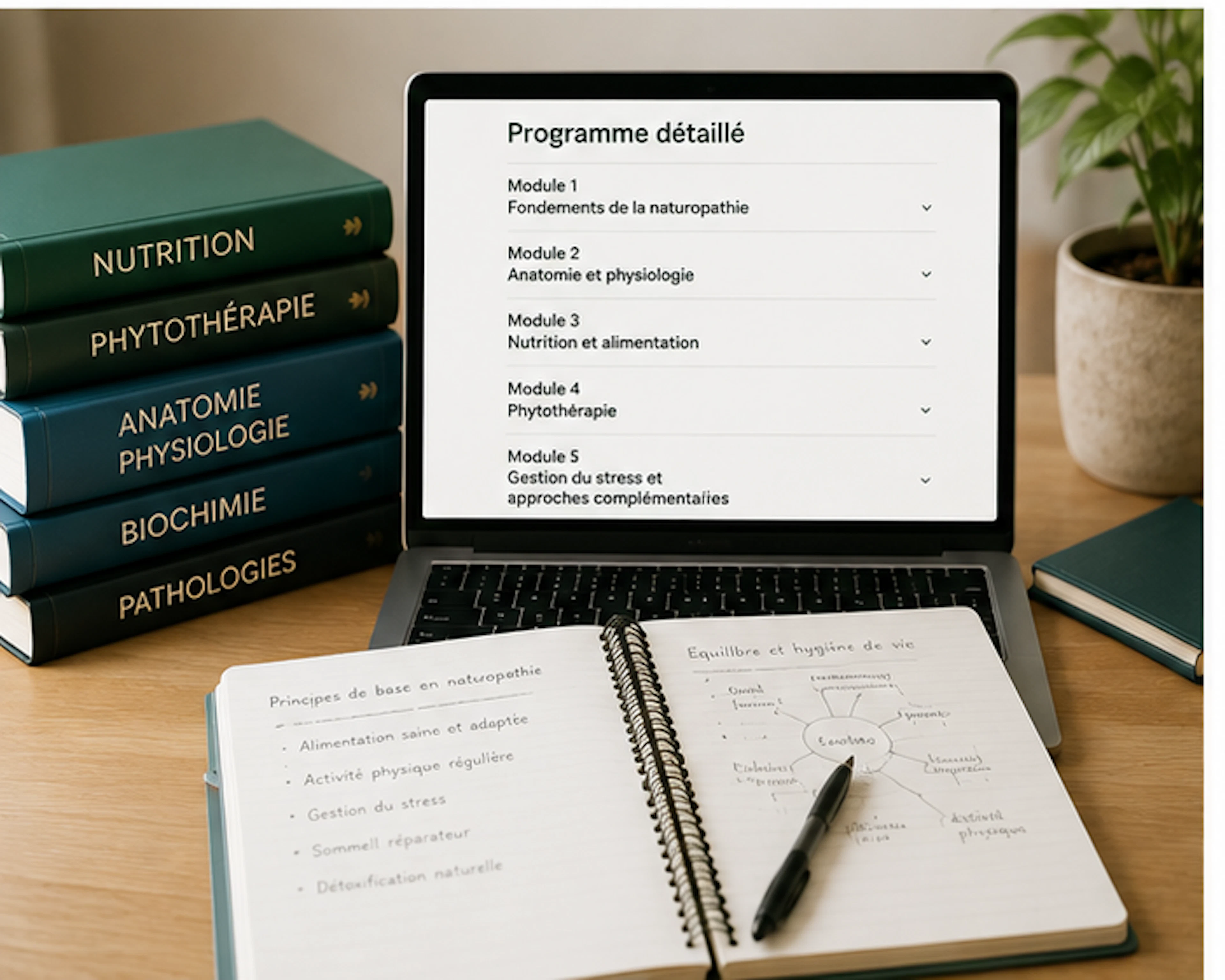 Structured program with detailed modules