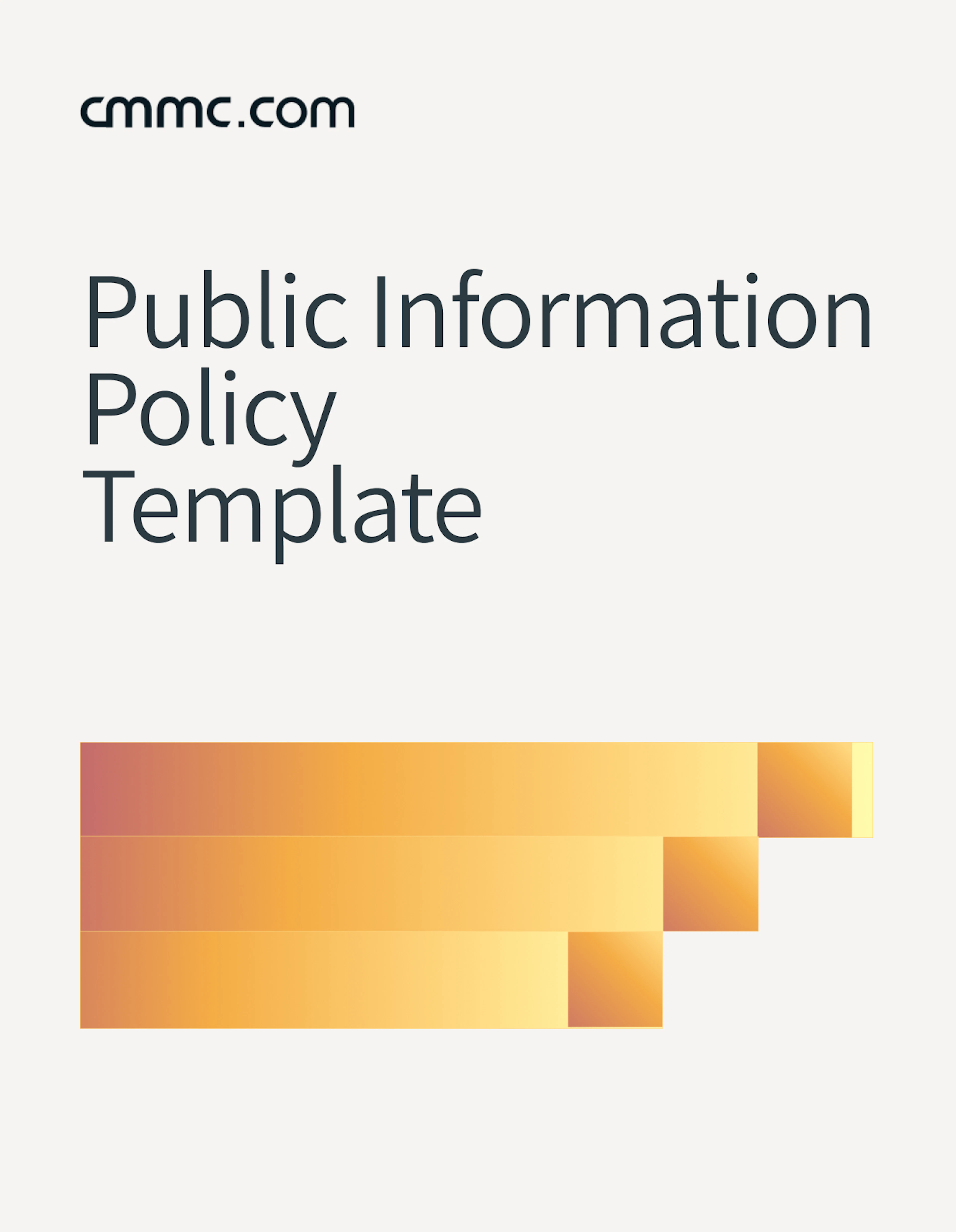 Public Information Policy Template