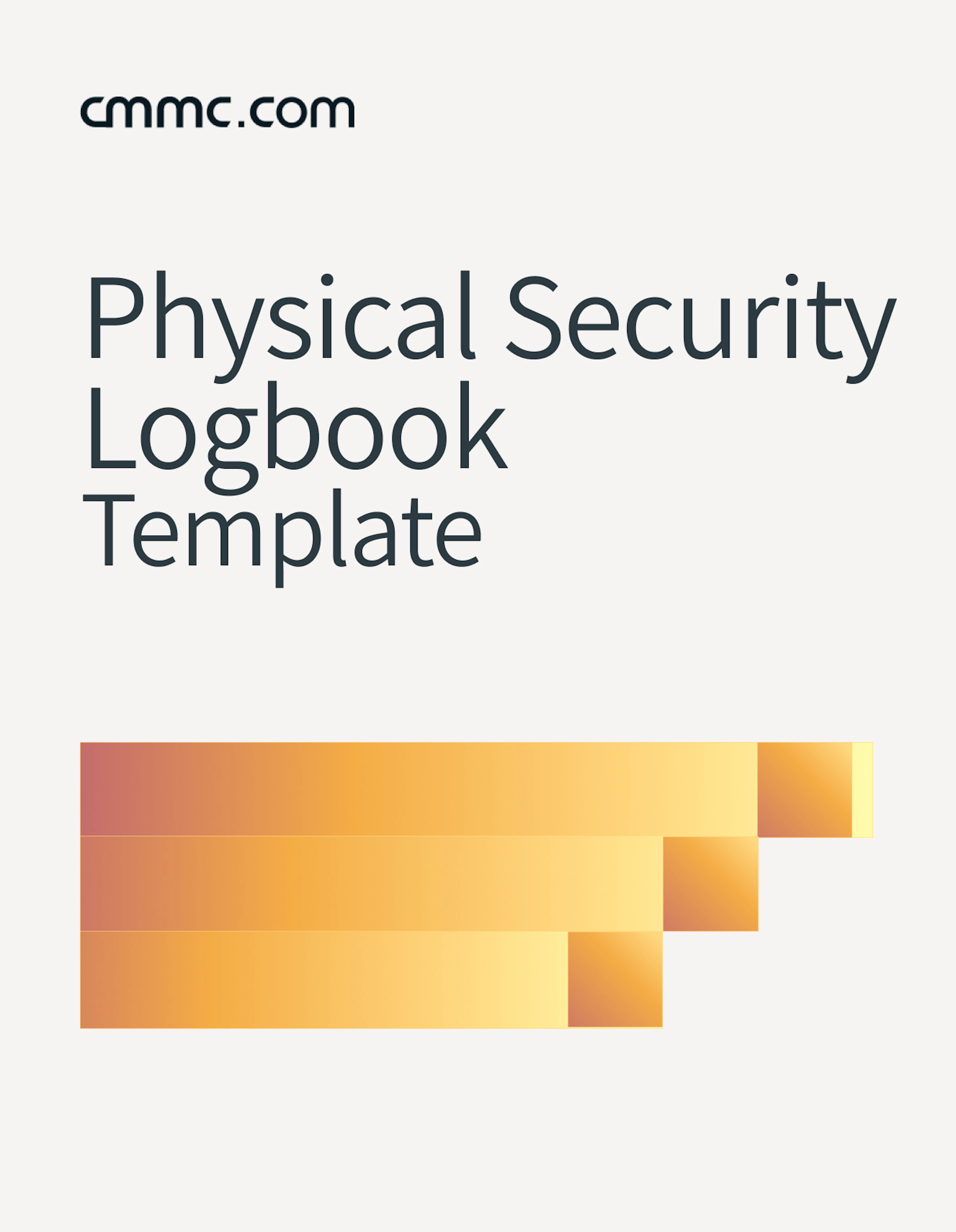 Physical Security Logbook Template