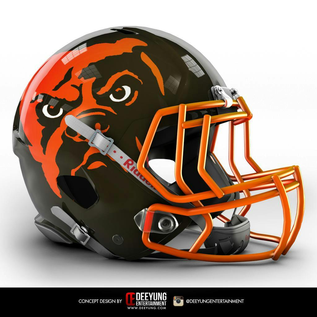 Cleveland Browns take a dig at Chicago Bears new orange helmet