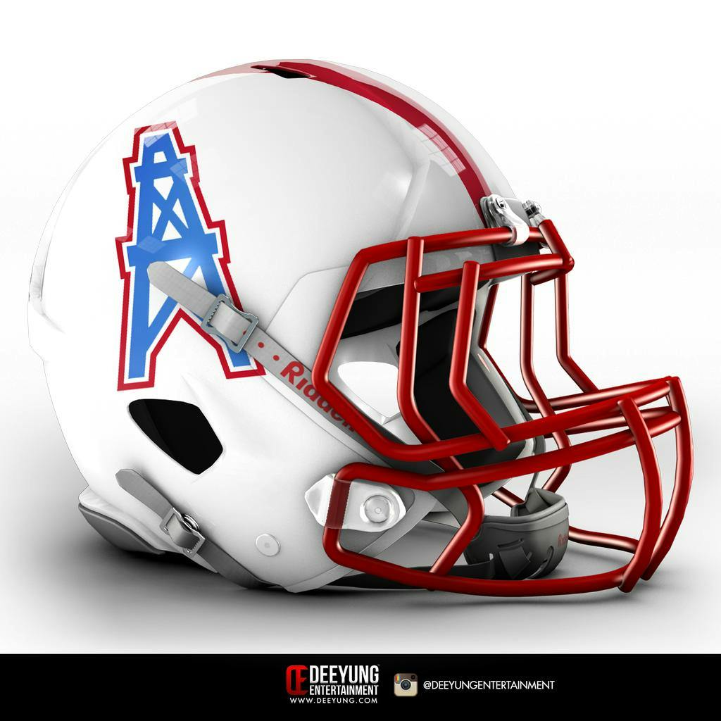 Houston Oilers Helmet - National Football League (NFL) - Chris