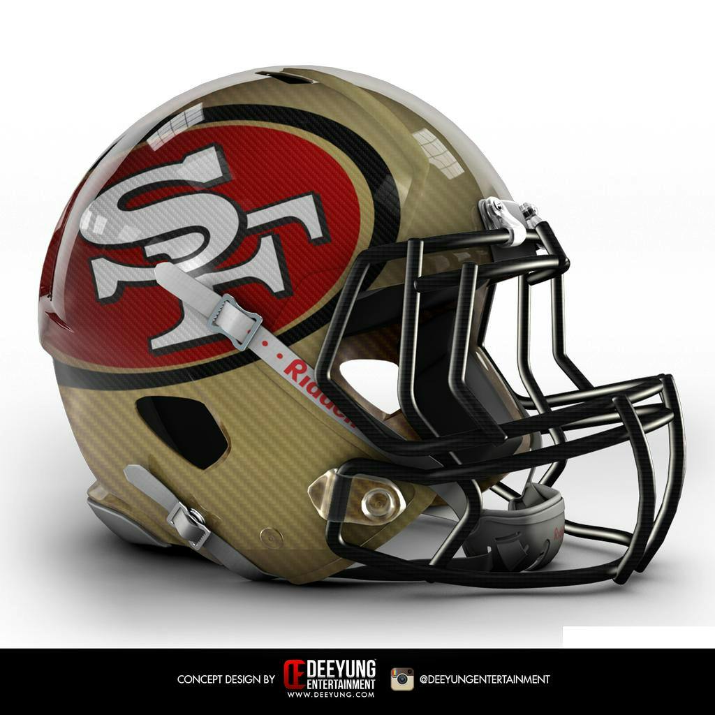 THIS GUY'S DESIGNS ARE MAKING NFL HELMETS LOOK LIKE RELICS