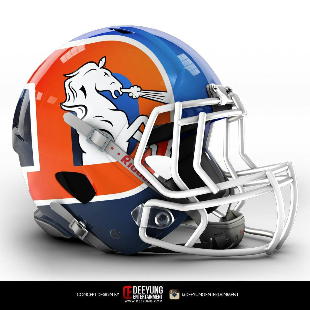 THIS GUY'S DESIGNS ARE MAKING NFL HELMETS LOOK LIKE RELICS