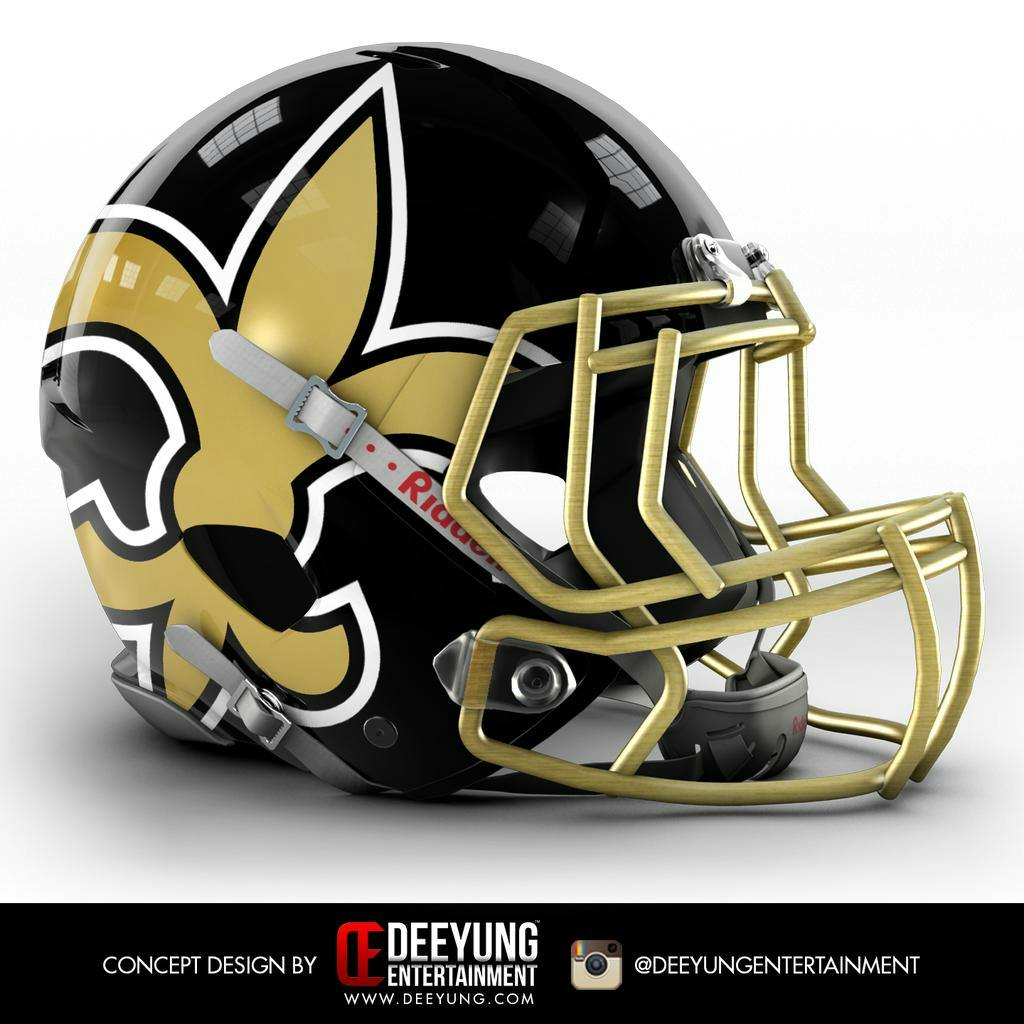 THIS GUY'S DESIGNS ARE MAKING NFL HELMETS LOOK LIKE RELICS