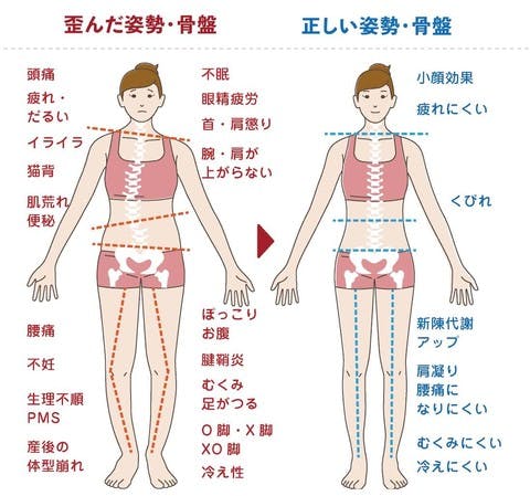 なぜ正しい姿勢 骨盤に整えることが大事なの 沼津市大手町の整体 骨盤矯正 骨盤調整 なら ここちラボ