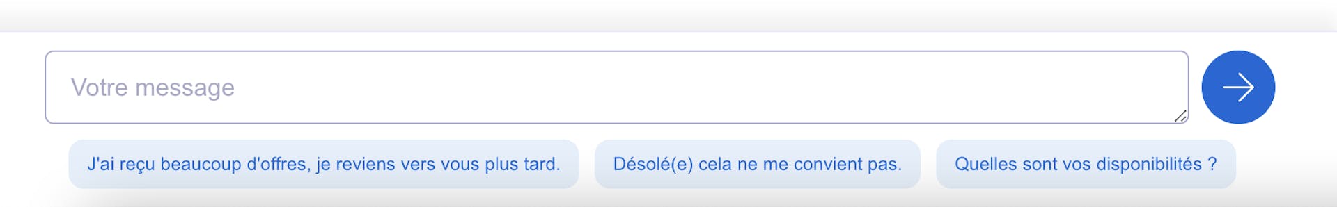capture d'ecran message