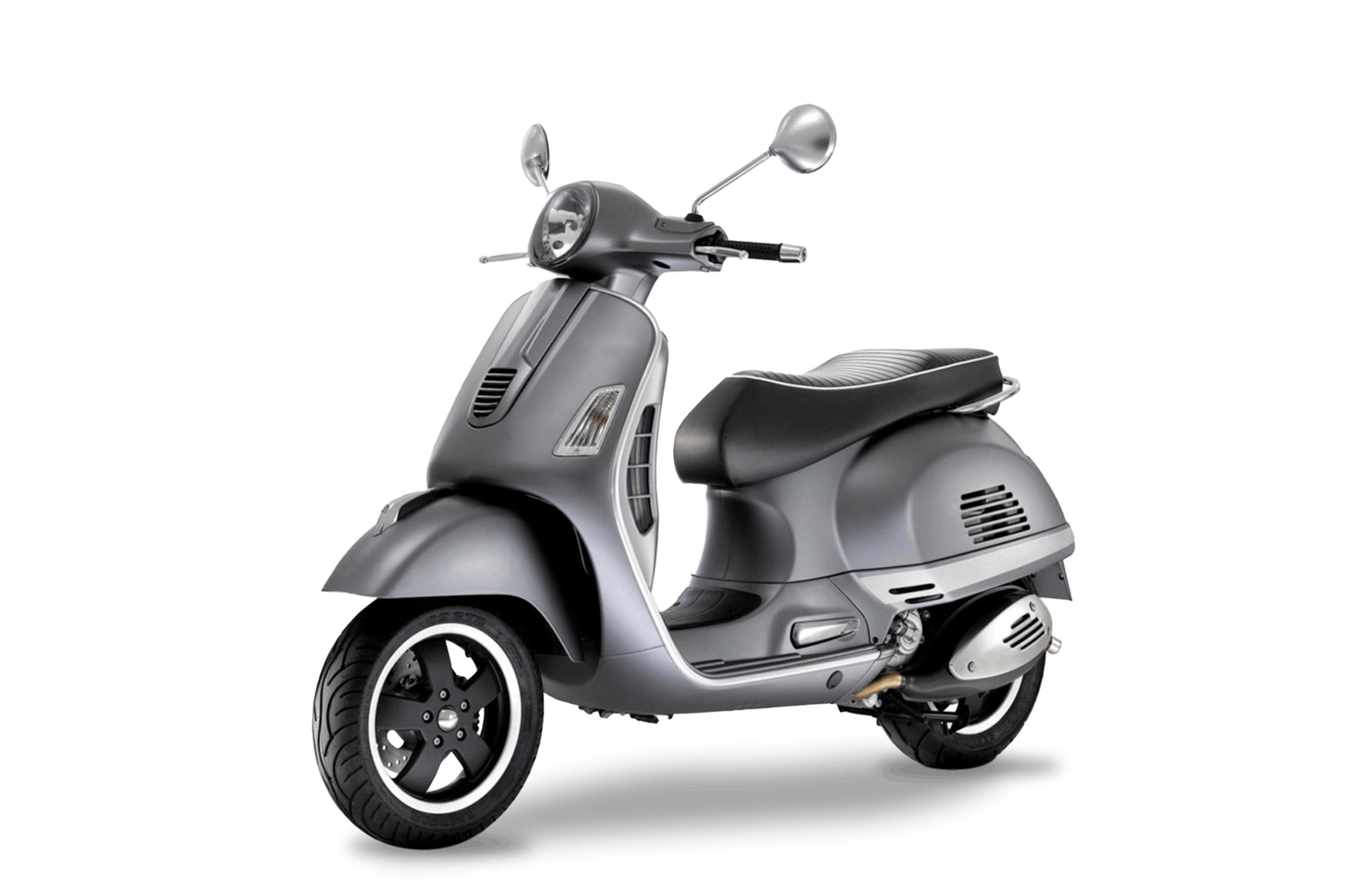 Scooter type vespa gris