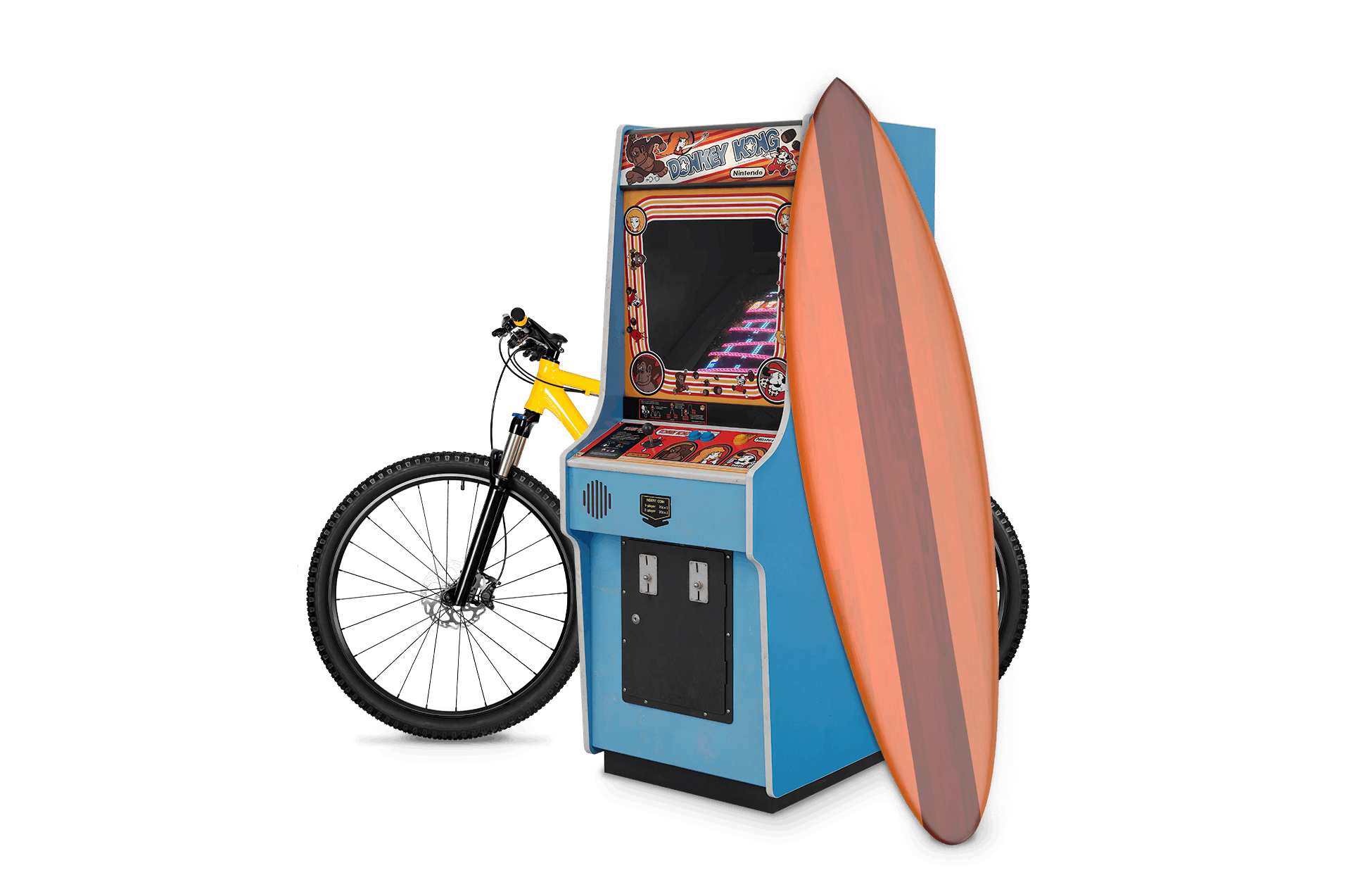 flipper, velo, surf