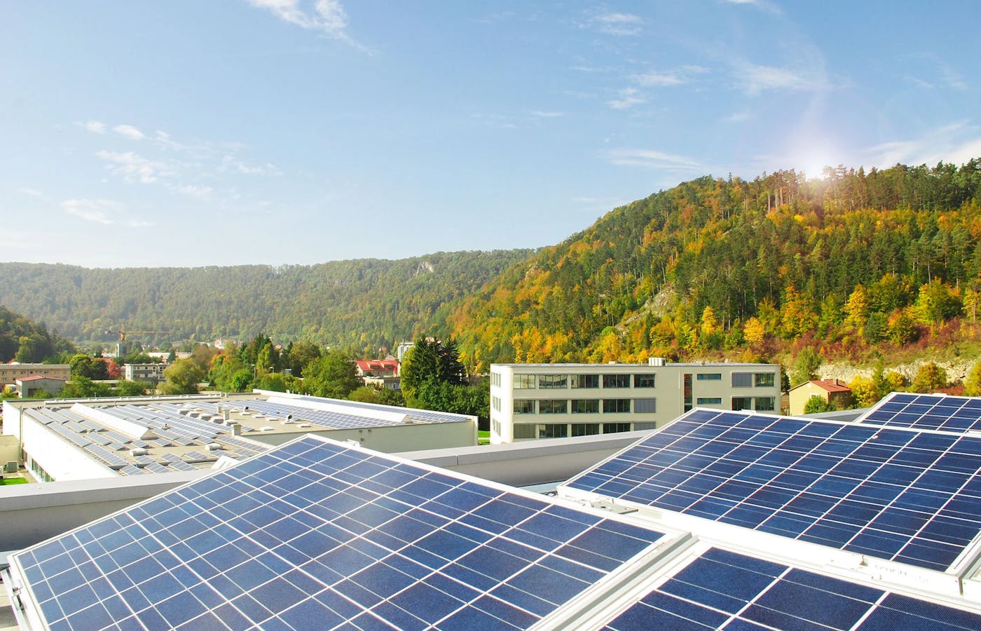 Solaranlage am Stammsitz in Blaubeuren
