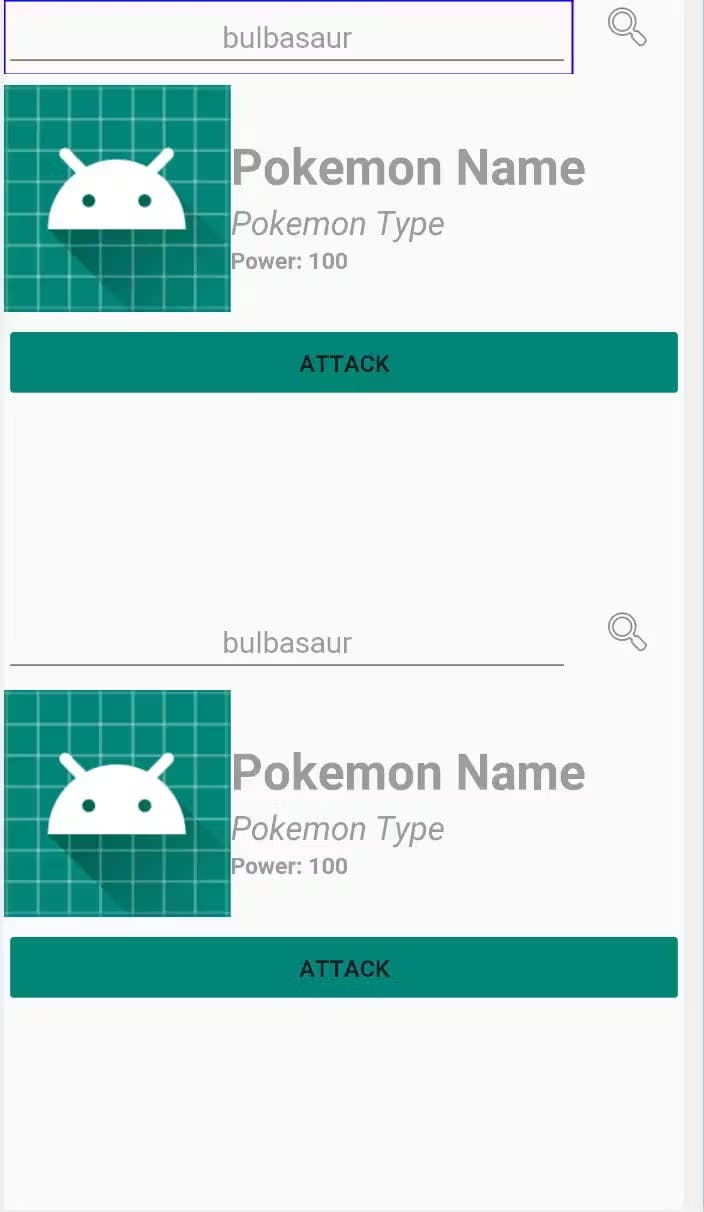 Basic android app UI