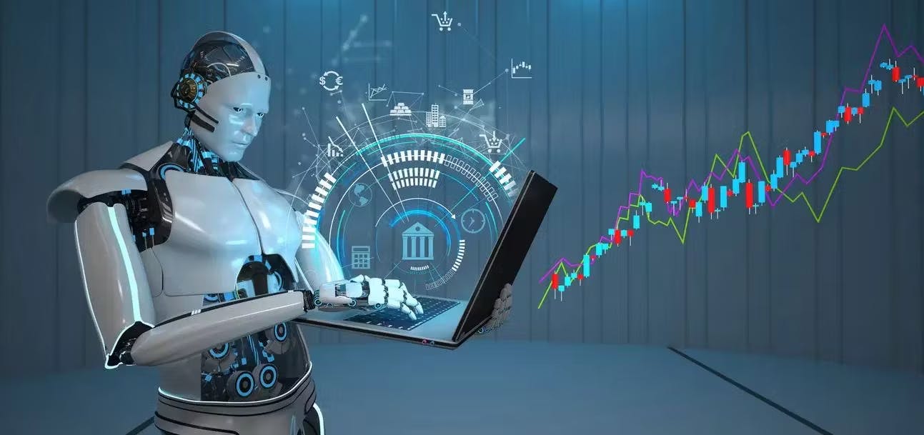 Robot on computer
