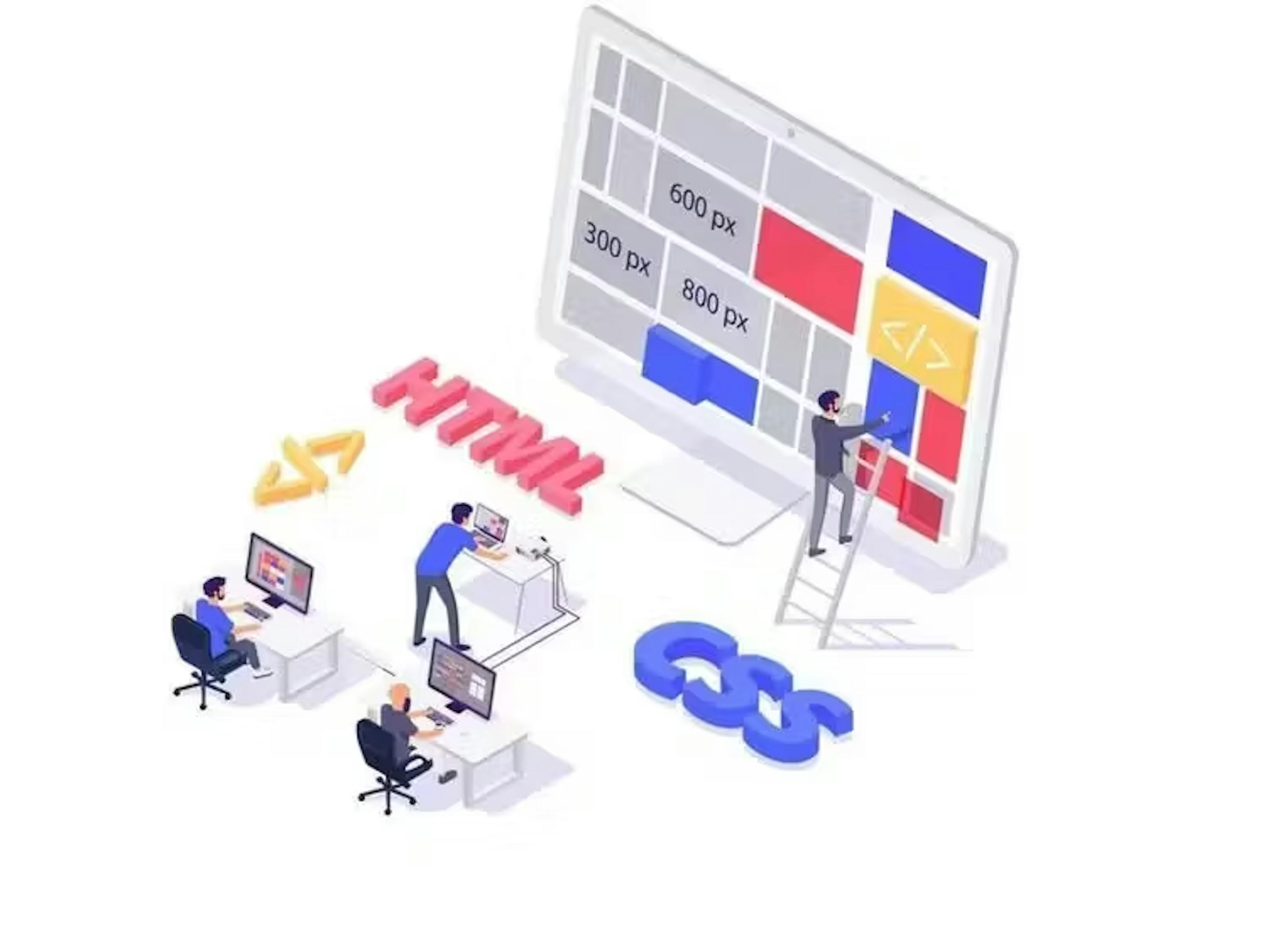 HTML and CSS diagram