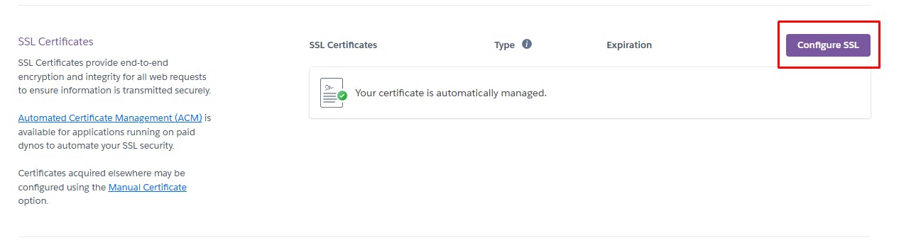 heroku ssl