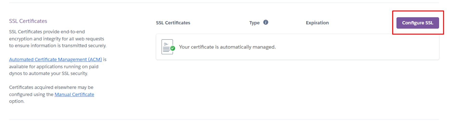 heroku ssl