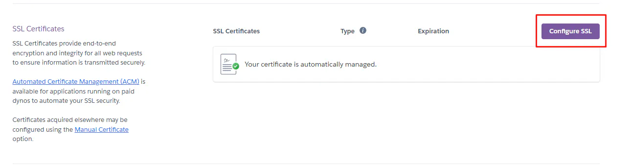 heroku ssl