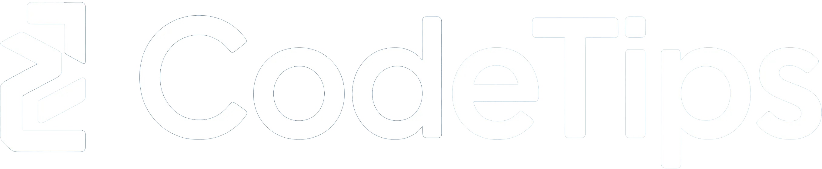 Codetips logo white