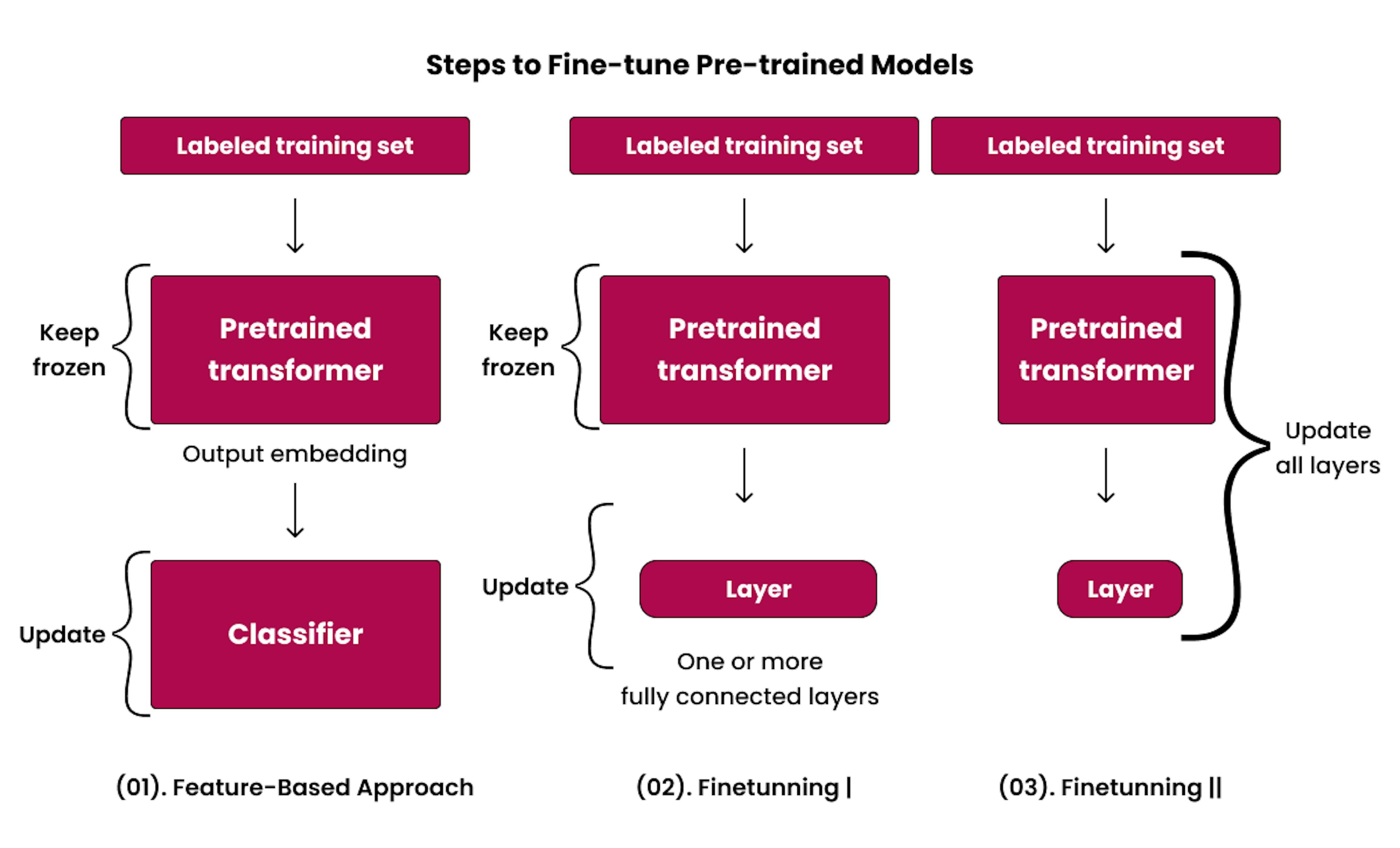 Steps to Fine-tune Pre-trained Models