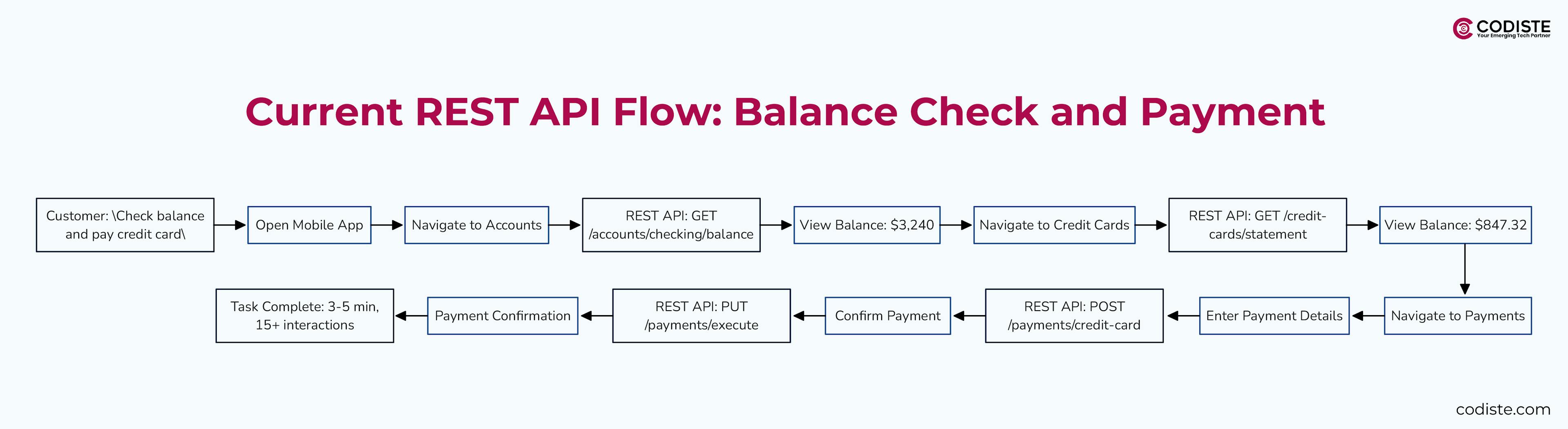 Current REST API Flow: Balance Check and Payment