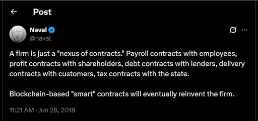 Blockchain-based "smart" contracts