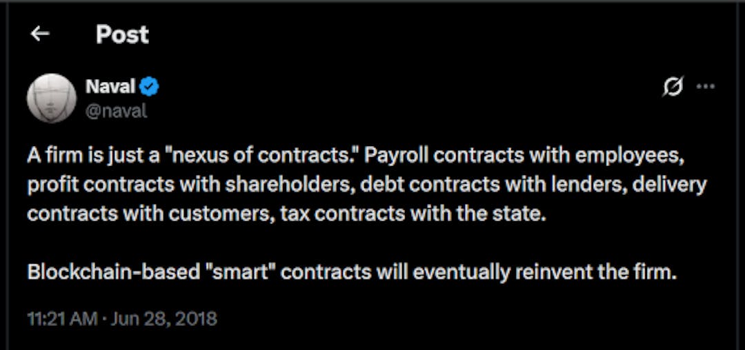  Blockchain-based "smart" contracts