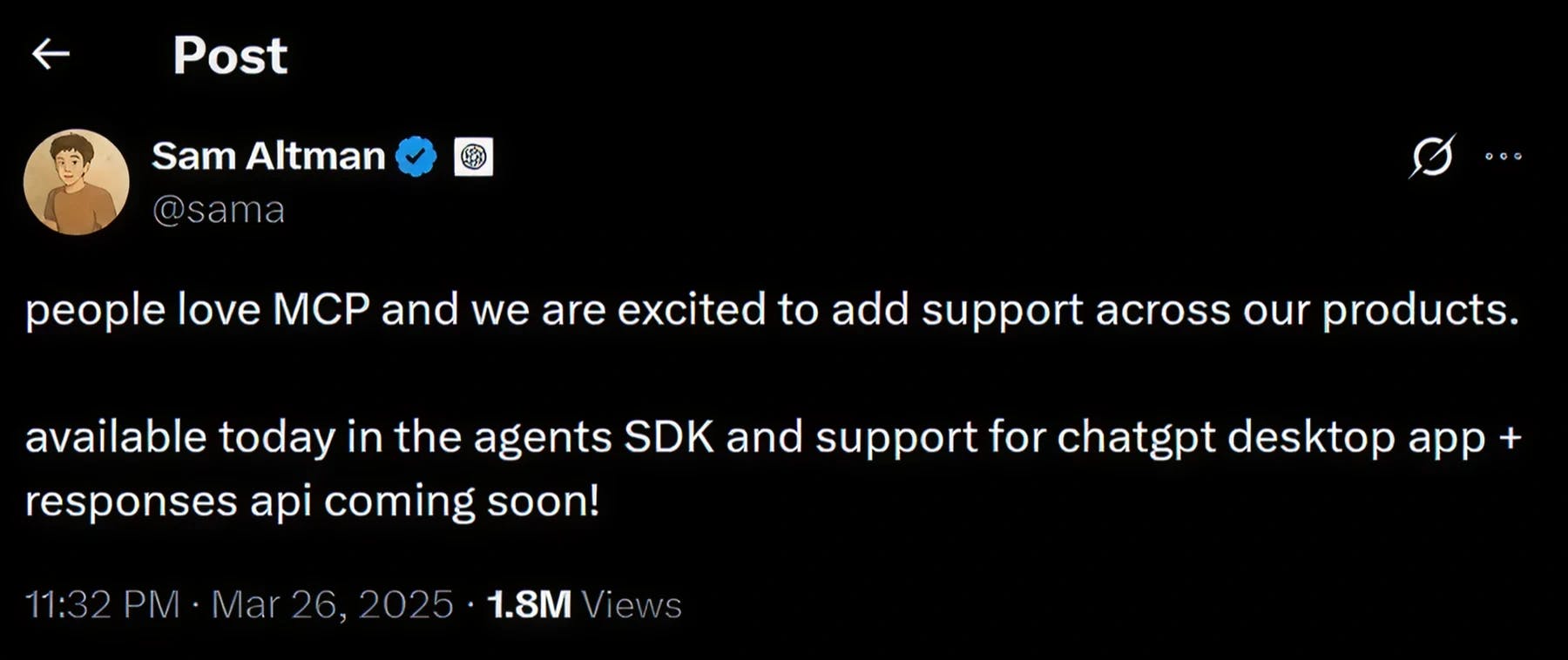 CEO Sam Altman once tweeted