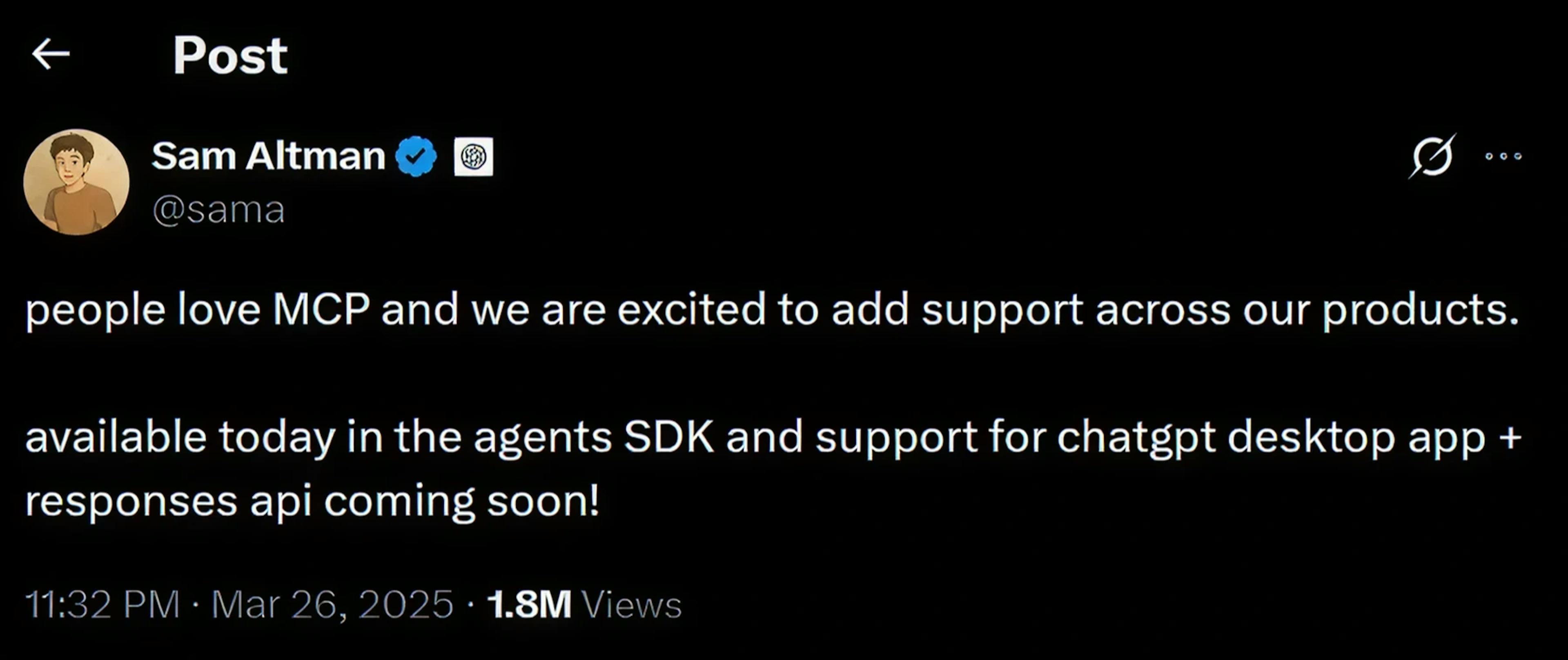 CEO Sam Altman once tweeted