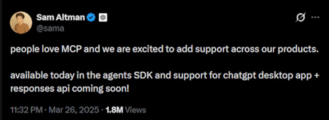 Sam Altman twitter post