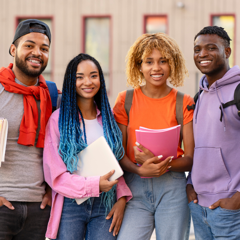 Students discussing Australia's health care system