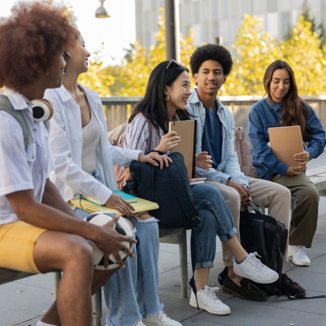 Students discussing if they need OVHC for their visa