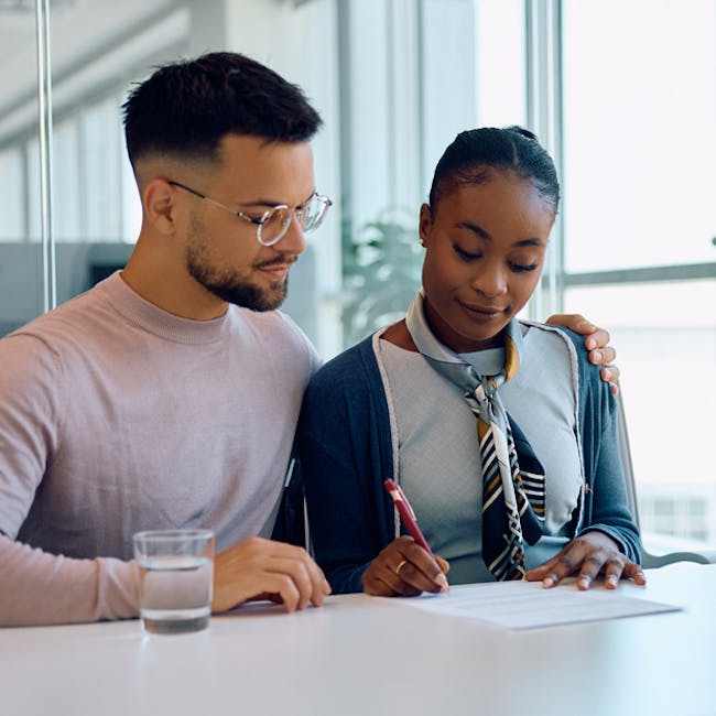 a young couple renewing their OVHC insurance policy