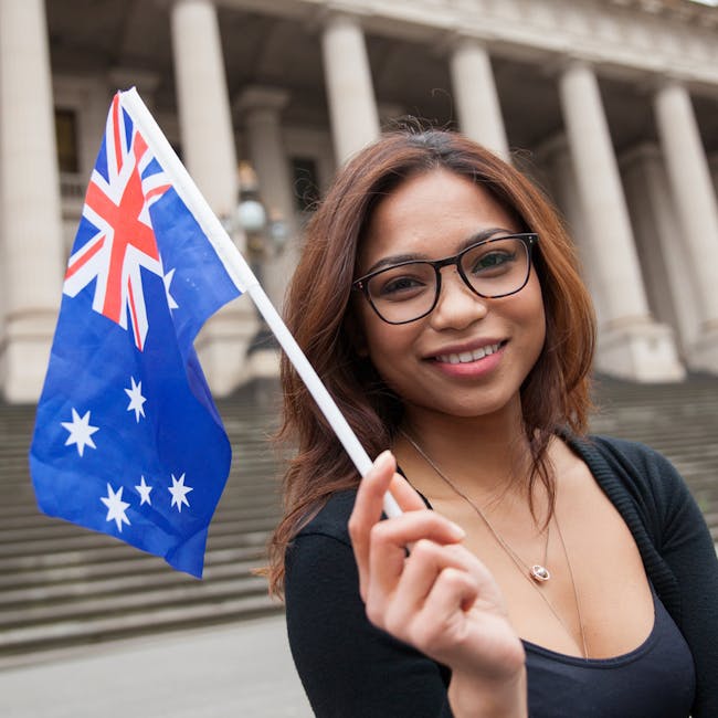 Australian student celebrating her OSHC insurance and its benefits